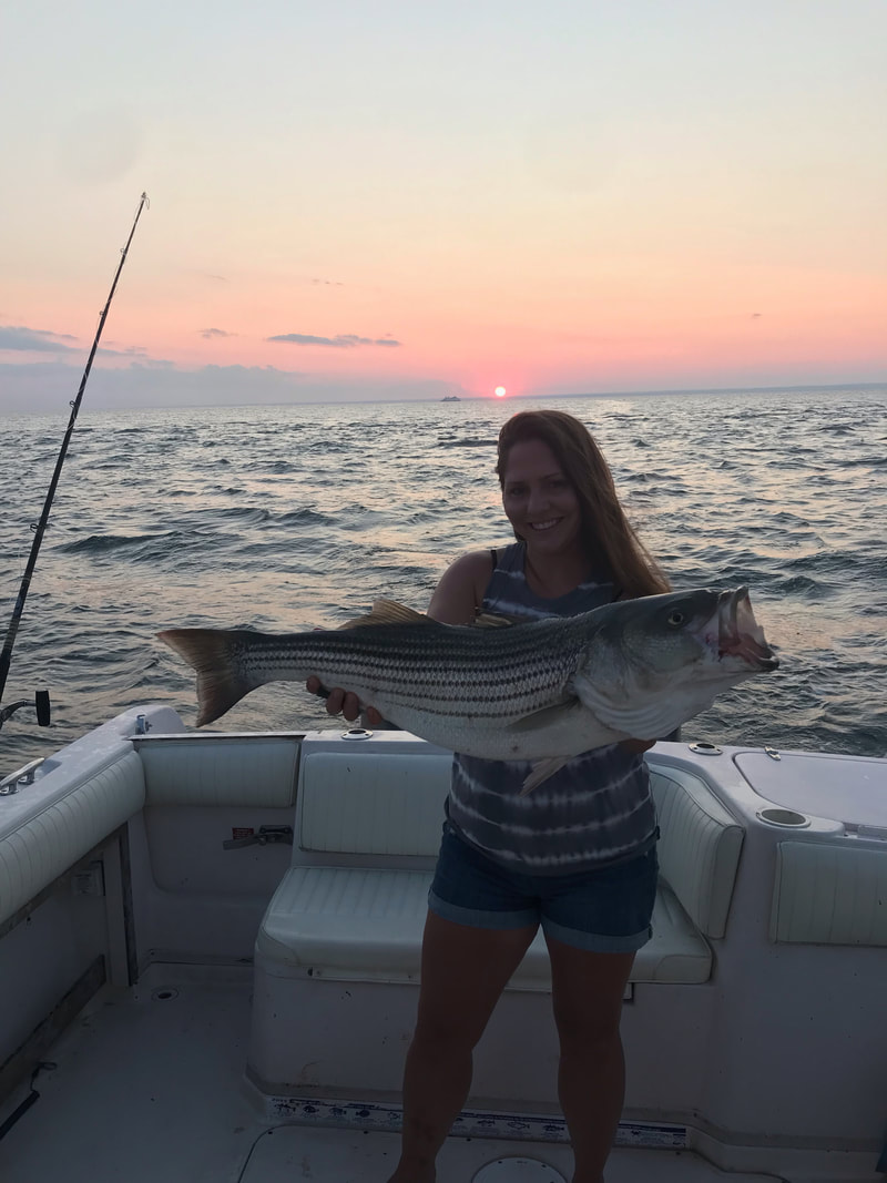 Fish on the rail